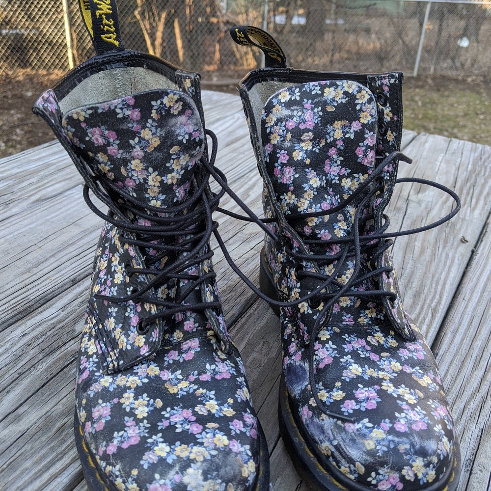 Floral Doc Martens
